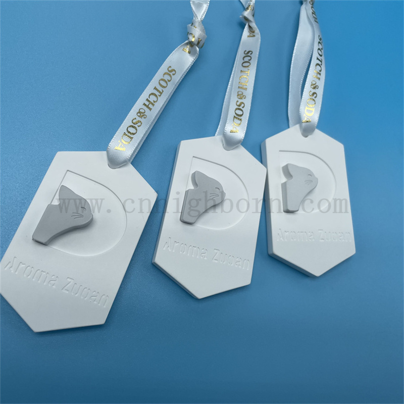 Dostosowane logo pachnący ceramiczny wiszący kamień zapachowy do dyfuzora aromatu aromatu samochodu