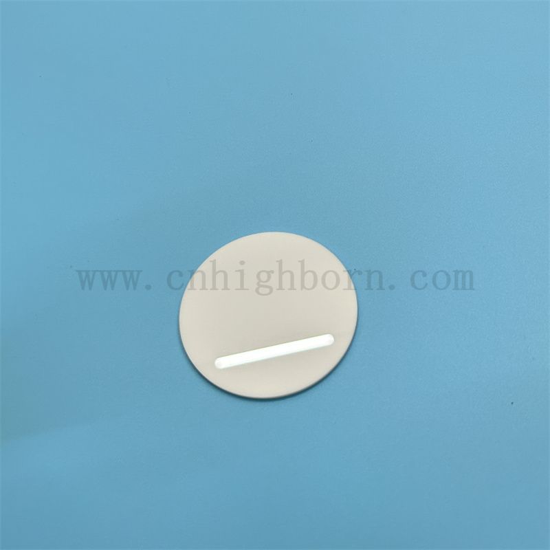 Brak porowatości szklanej szklanej ceramicznej tarczu izolatora polerowania macor płyta Macor