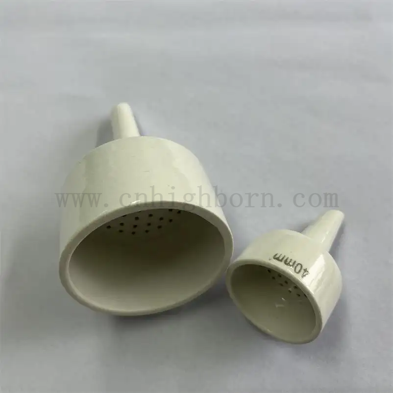 Dostosowane eksperymenty ceramiczne Glazowane porcelanowe laboratorium Buchnera