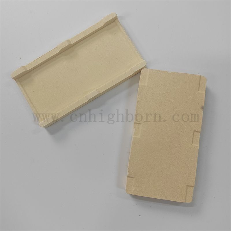 Oporne prostokątne cyrkonowe ceramiczne Saggar Zro2 Ceramiczny tygla do topnienia złota