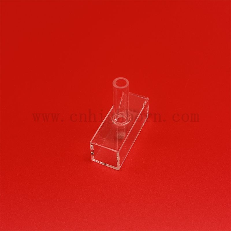 Laboratoryjne szklane kwarcowe kwarcowe kuwetę