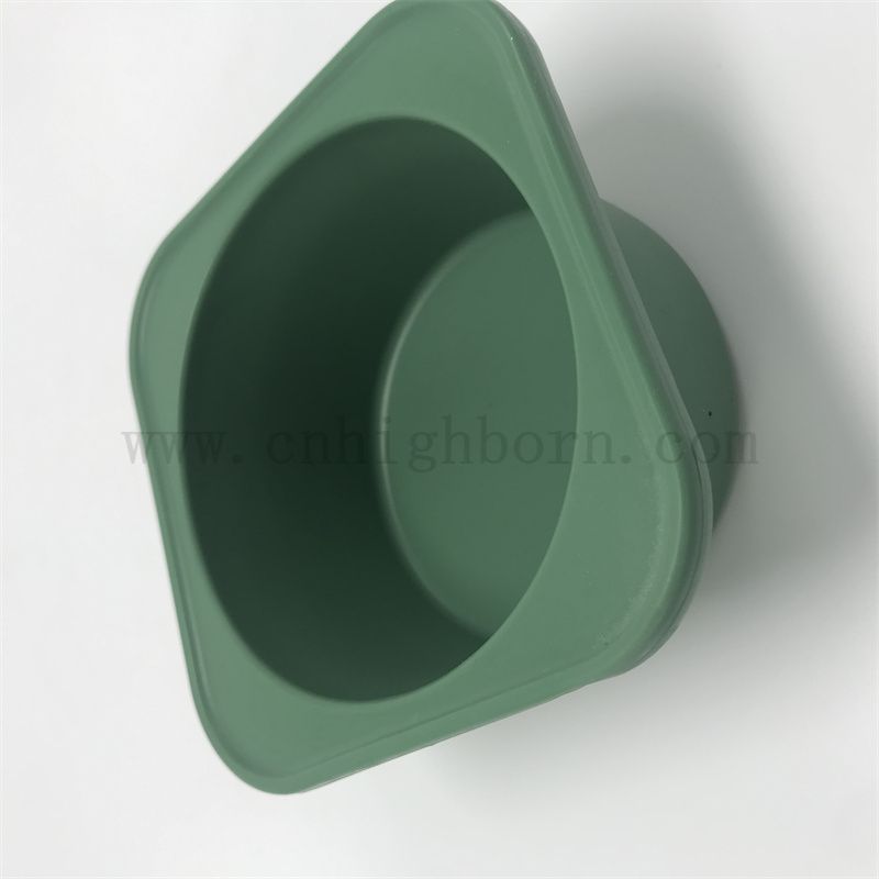 Dostosowane łatwe w noszeniu silikonowej gumowej gumowej miski do składania zwierzaka towarzysza zwierząt domowych