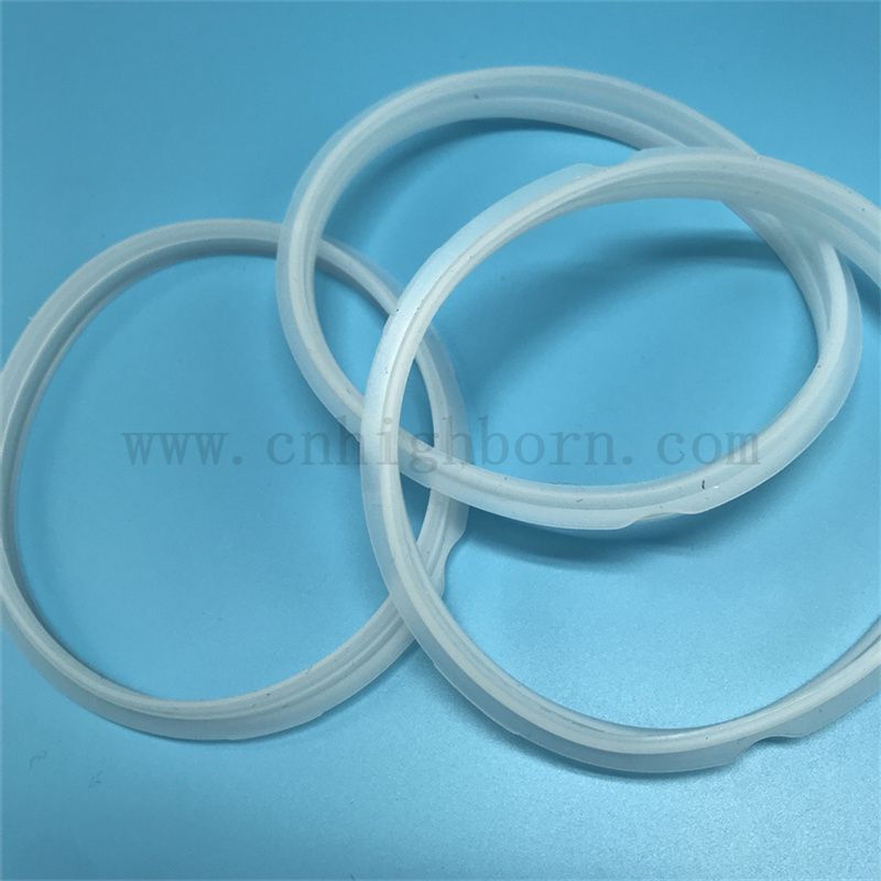 Przezroczysty, dostosowany o wysokiej precyzyjnej silikonie o pierścienia gumowe pierścienie uszczelniające uszczelki