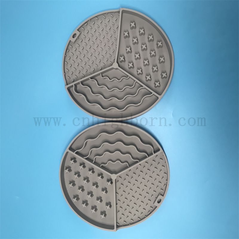 Silikonowa gumowa mata lizania zwierzaka Puppy dostarcza pet silastic powolne podkładkę