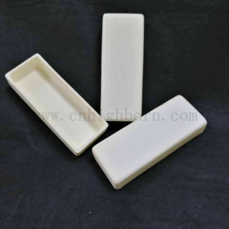 Ogniotrwała ceramiczna łódź spalania Corundum 99% AL2O3 Ceramiczne ogrzewanie tygla do topnienia laboratoryjnego
