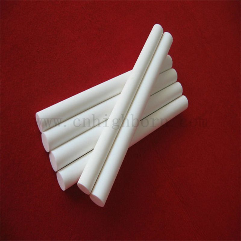 Dostosowany rozmiar Izolujący Macor pręt Macor Biały machinowalny szklany baton ceramiczny 