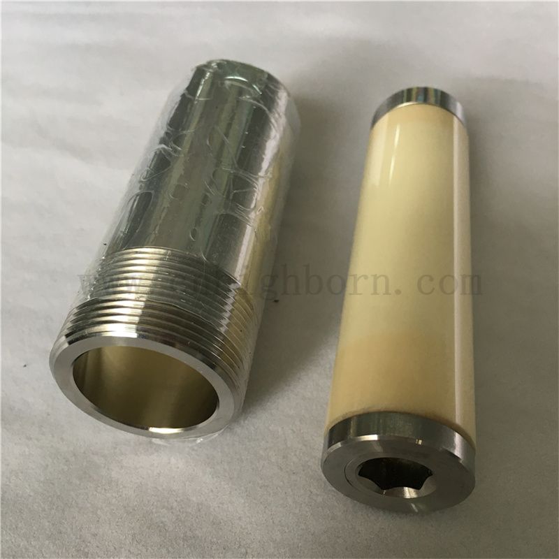 Izolator cyrkonia ceramiczna pompa tłokowa Zro2 Precyzyjna maszyna do napełniania