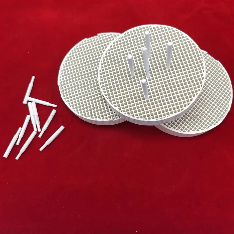 Dental Lab Honeycomb Ceramic spiekana taca z szpinami