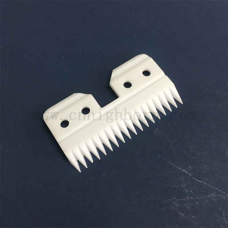 18teeth cyrkonia ceramiczne odłączane zwierzęce włosy Trimmer Blade