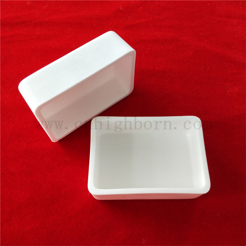 Izolacja 95 Alumina Crucible Dostosowana Al2O3 stopiona metalowa łódź ceramiczna