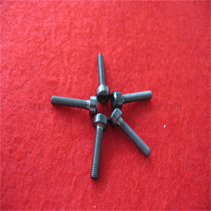 Black Zro2 Ceramiczna śruba na śrubę zużycia zużycia cyrkonu śruba cyrkonu