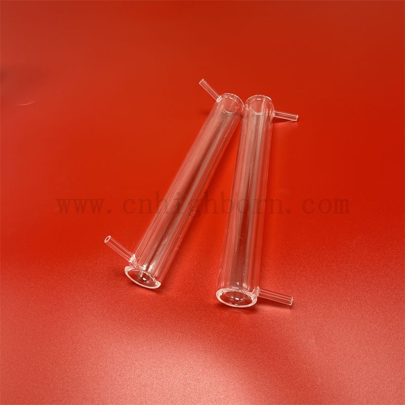 Odporność na ciepło Dostosowane przezroczyste dwie warstwy stopioną kwarcową rurkę krzemionką