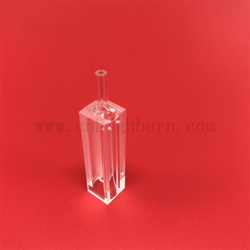 Laboratoryjne spektrofotometr UV mikro kwarcowa kuweta