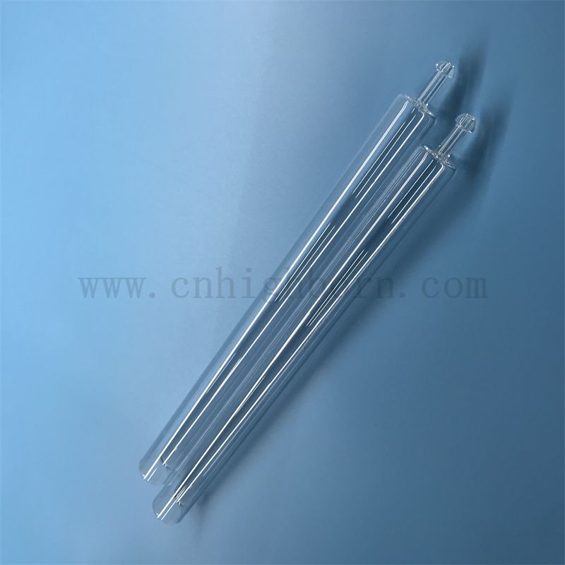 Odporność na ciepło Dostosowane przezroczyste połączone kwarcowa rurka krzemionkowa