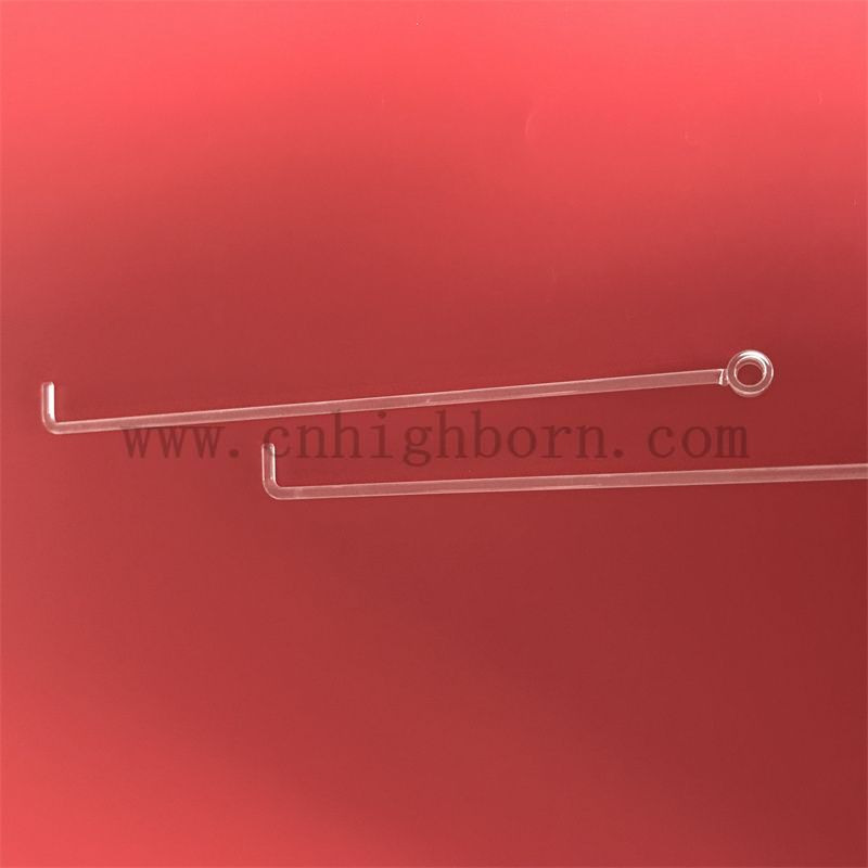 przezroczysty pręt kwarcowy 