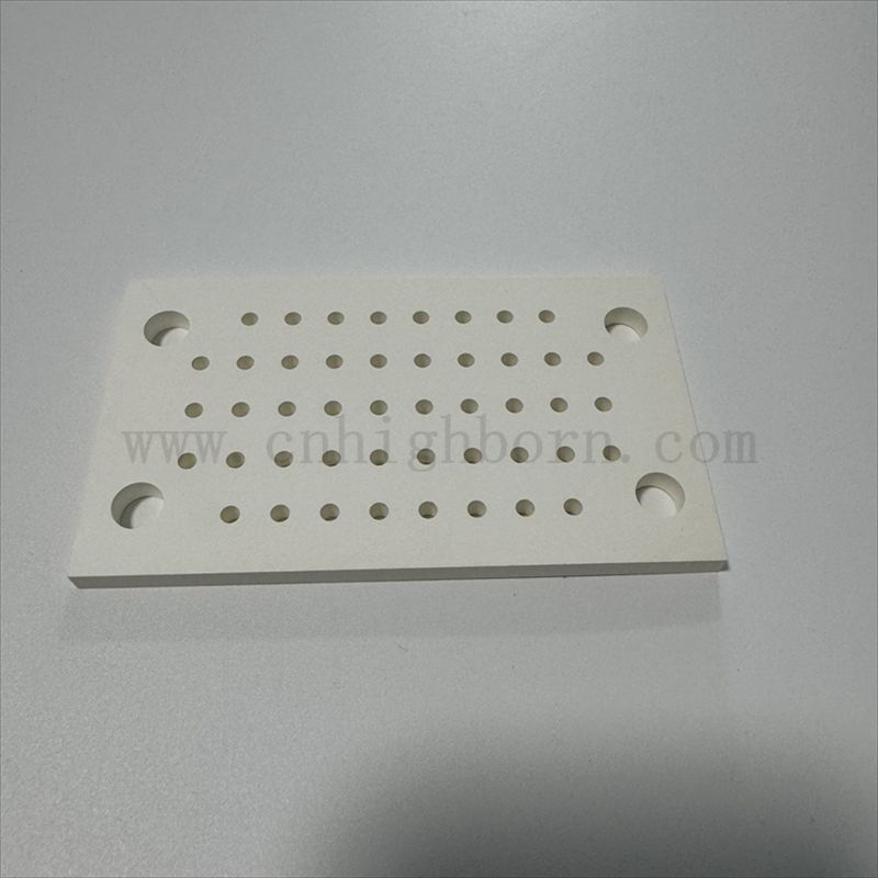 Stabilność termiczna przewodnictwo termiczne sześcienne białe azotek azotkowy płytka BN z otworem