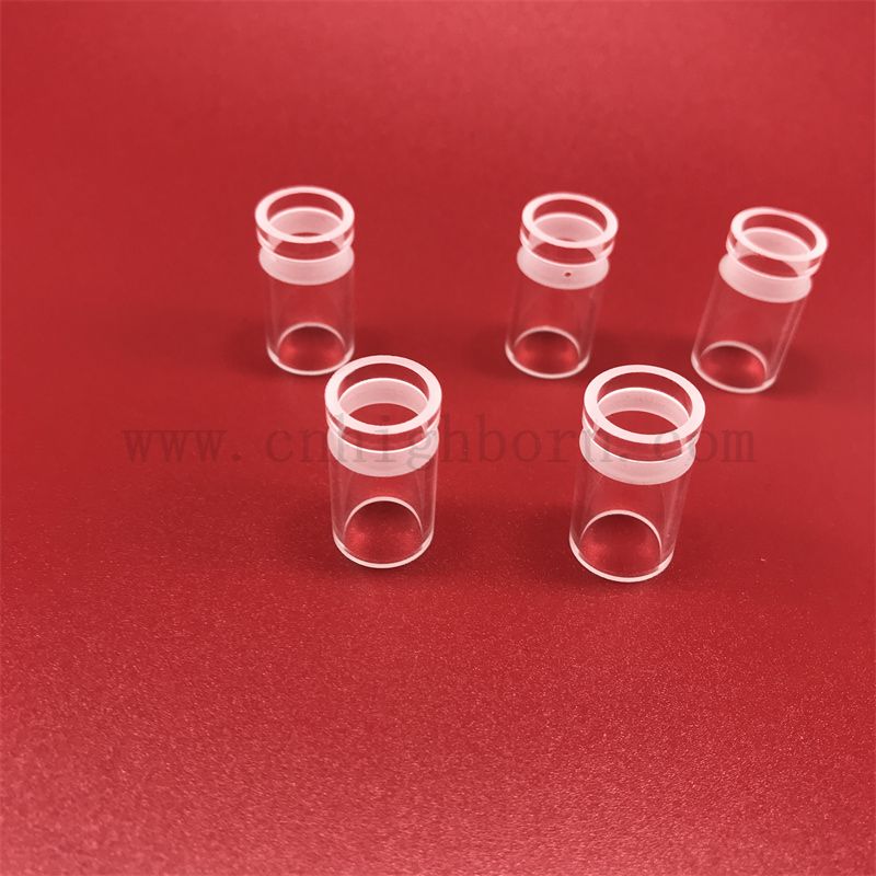 Odporność na ciepło Dostosowana przezroczystą szklaną rurkę kwarcową z laserowymi otworami wiertniczymi