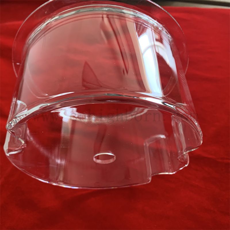 Odporność na ciepło spersonalizowany kwarcowy kwarc pojemnik na reakcję