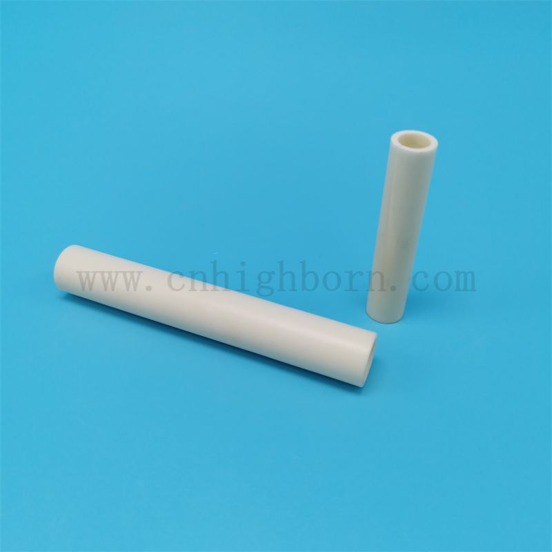 Polerowanie tlenku glinu 95% 99% AL2O3 Tekstylna rurka ceramiczna