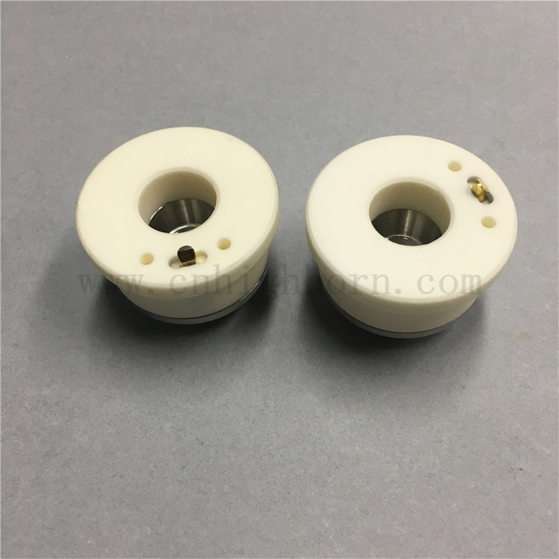 Alumina Laser Dyszzy Holder Dostosowany pierścień ceramiczny AL2O3