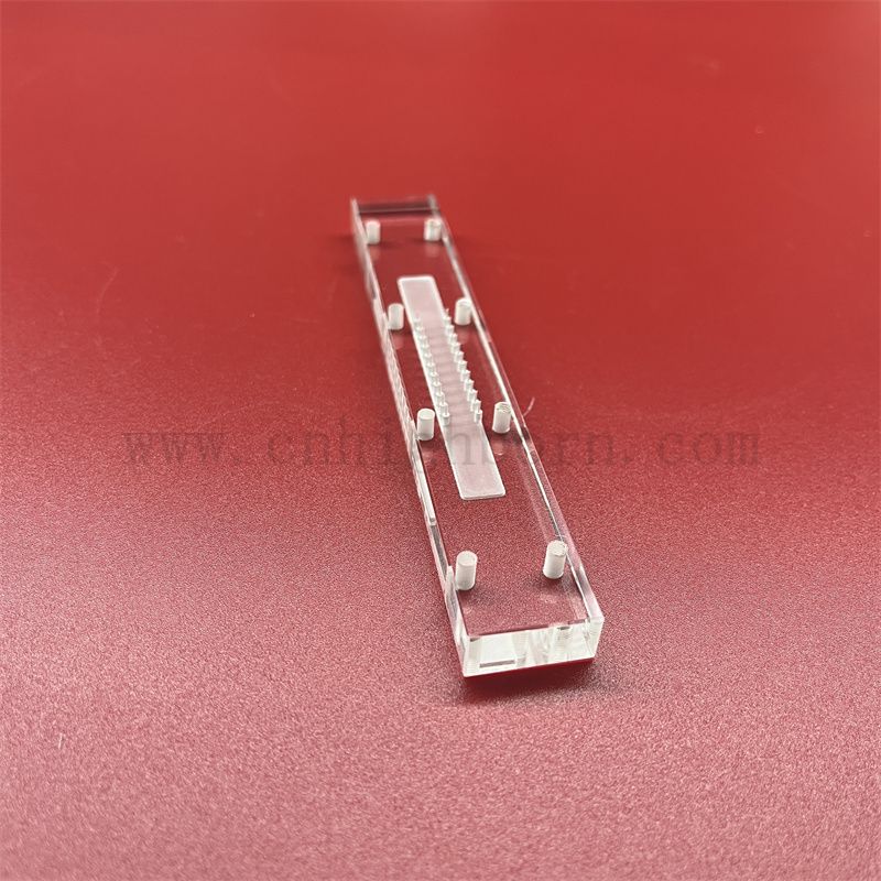 Wysokoprzepustowy odporność na głęboki proces Laboratorium przezroczysty kwarcowy instrument do eksperymentalnych badań szkła