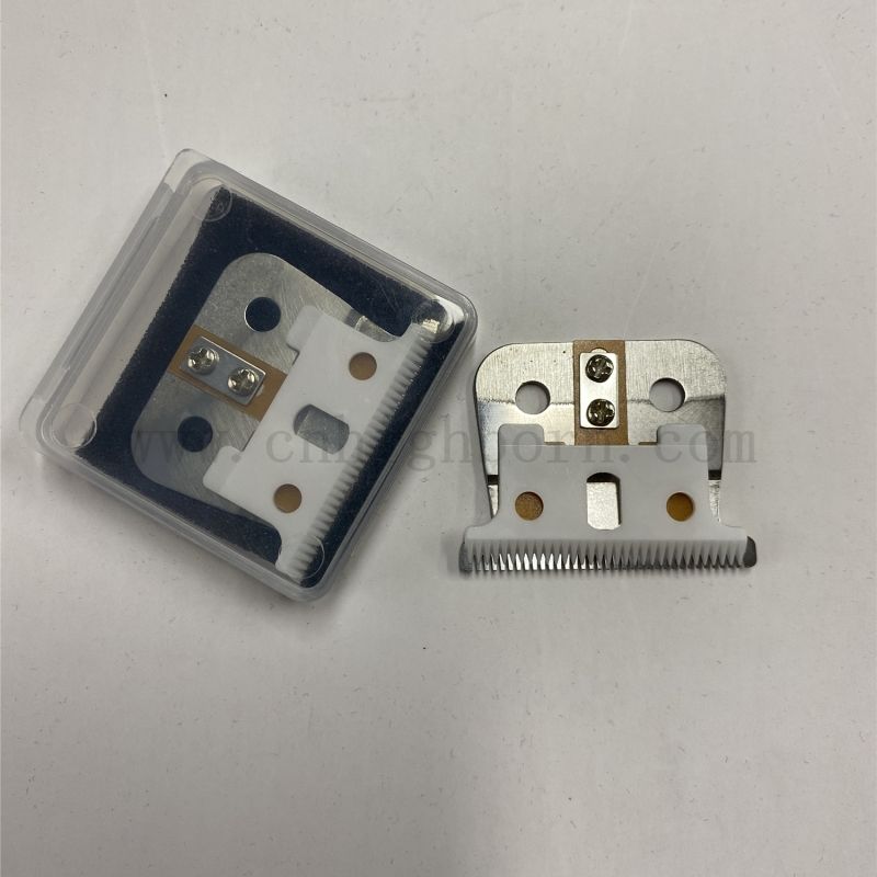 Ceramiczne odłączane zwierzę zwierzęce ostrze do włosów z cyrkonu z metalowym strzyżeniem fryzjerem zastępczym