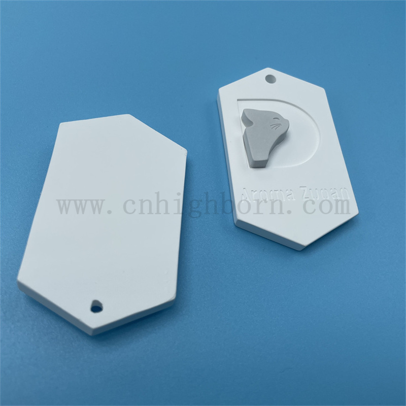 Dostosowane logo pachnący ceramiczny wiszący kamień zapachowy do dyfuzora aromatu aromatu samochodu