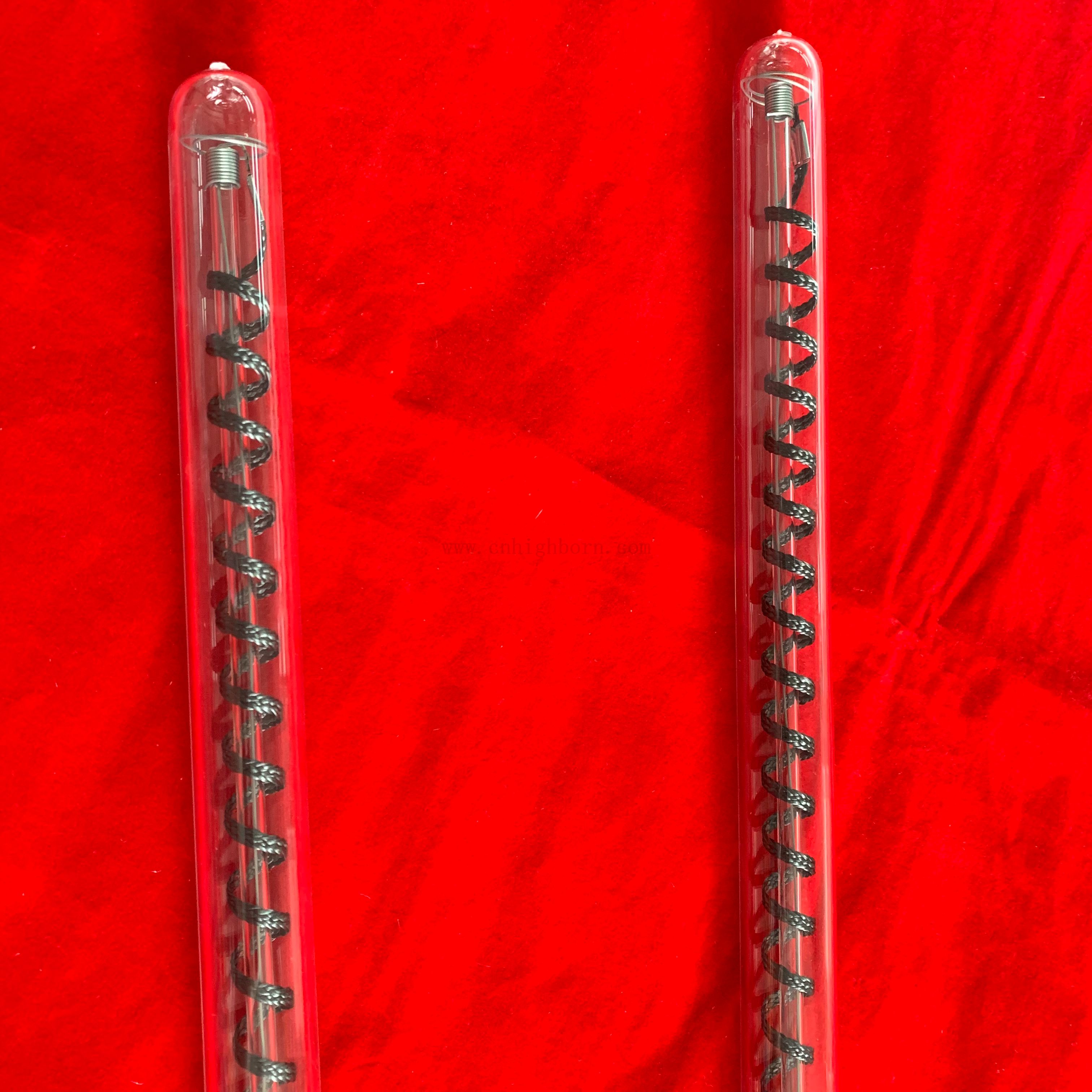 Zasilanie fabryczne kwarc o wysokiej temperaturze szklana rurka z paskiem grzewczkowym