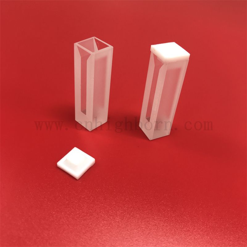 Instrument laboratoryjny Wysoka transmisyjna optyczna komórka przepływu Kwarc UV Kuwon