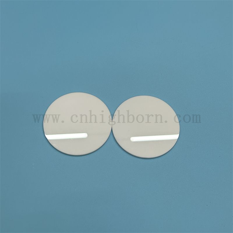 Brak porowatości szklanej szklanej ceramicznej tarczu izolatora polerowania macor płyta Macor