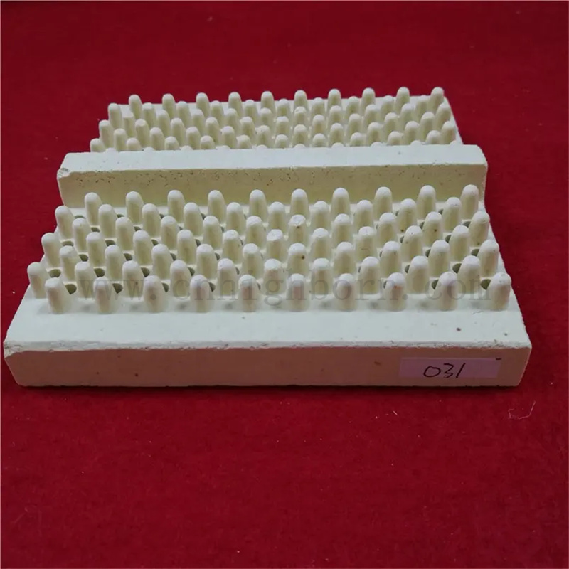 Piln o wysokiej temperaturze nośnik kordierytu Mullite ceramiczny filar piec Piestnik pieca