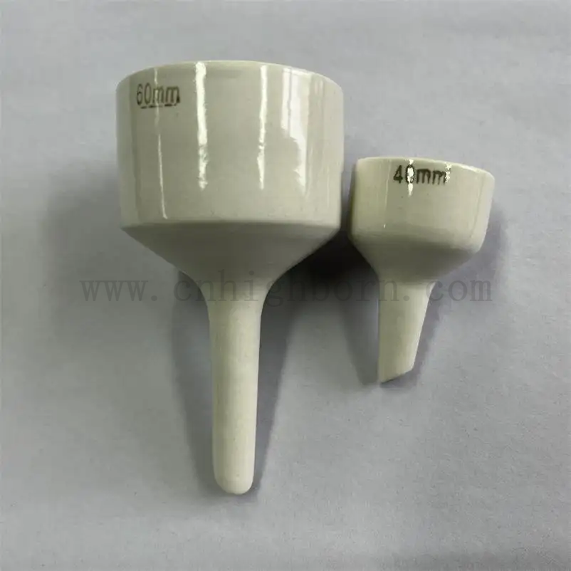 Dostosowane eksperymenty ceramiczne Glazowane porcelanowe laboratorium Buchnera