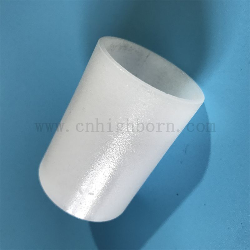 Dostosowywany rozmiar odporny na ciepło nieprzezroczysty kwarcowy kwarcowy rurka krzemionkowa 