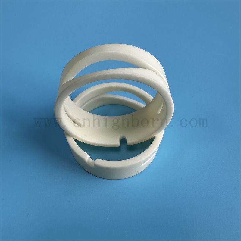Dostosowane polerowane odporne na zużycie AL2O3 Spinning Machinery Accessories Alumina Tekstile Ceramic Guide