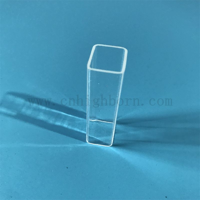 Hurtownia, odporna na wysoką temperaturę spersonalizowaną kwarcową szklaną rurkę kwadratową 