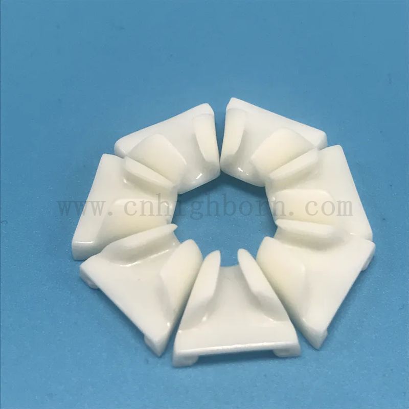 Dostosowane białe maszyny tekstylne części zamienne Ceramiczne Przewodnik z przędzy cyrkonu