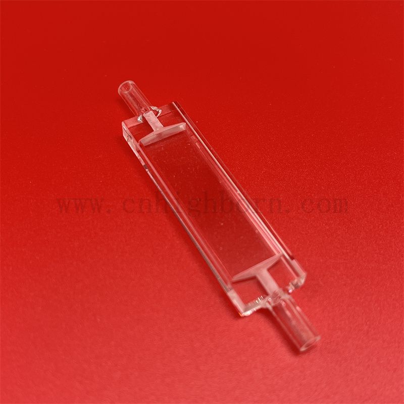 Laboratoryjne oprogramowanie szkła spektrofotomete kwarcowe szklane kuwetę mikro przepływ