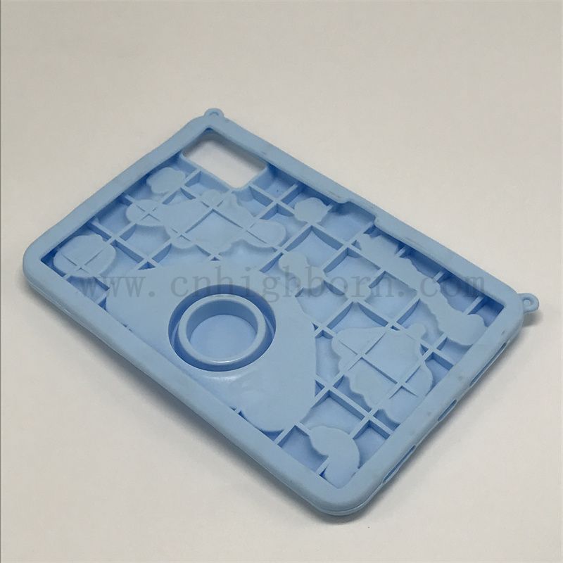 Niebieski kolor silastycznej osłony ochronnej silikonowa gumowa skorupa iPad 