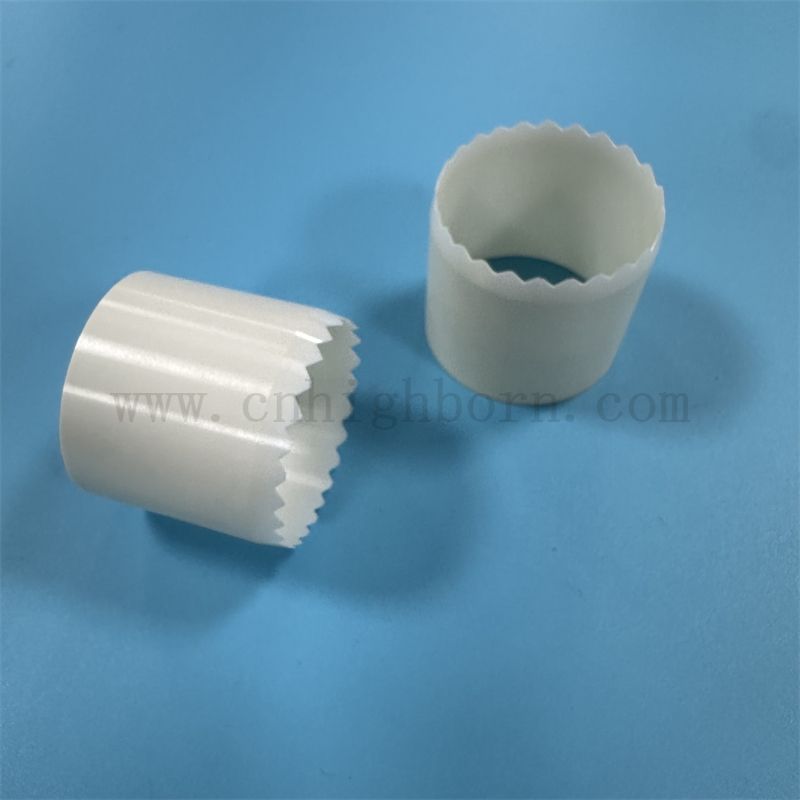 Polerowanie cyrkonii Izolator rurki o dużej średnicy Zro2 ceramiczna rura nieregularna