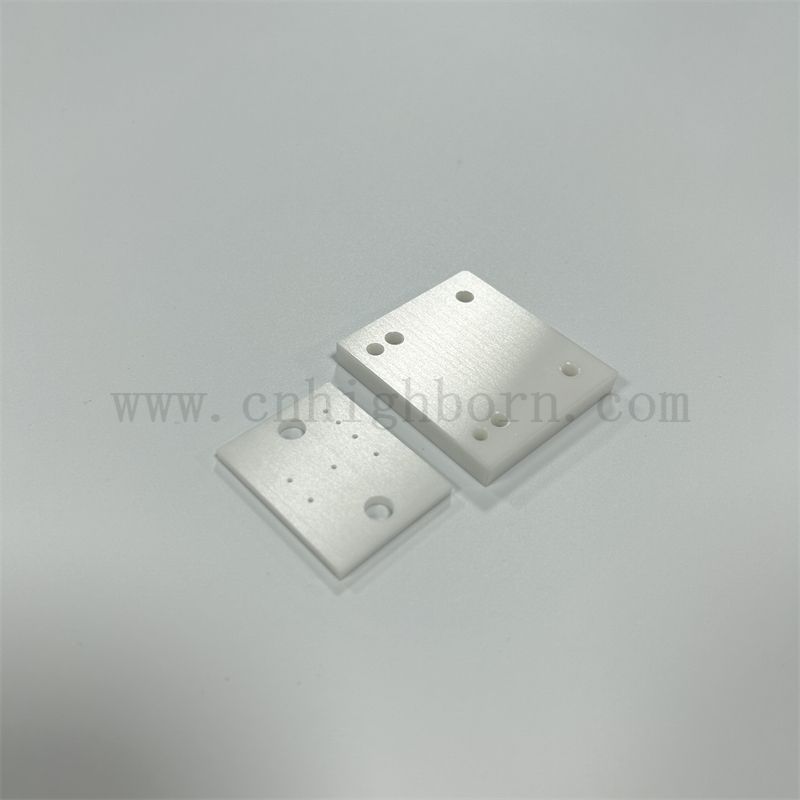 Przemysłowe polerowane cyrkonia Zro2 Płyta /części niestandardowe usługi przetwarzania cięcia