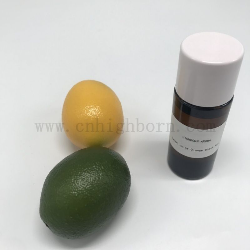 Sok z cytryny pomarańczowy czarna guma skoncentrowane owoce smakowe zapach zapachowy esencja