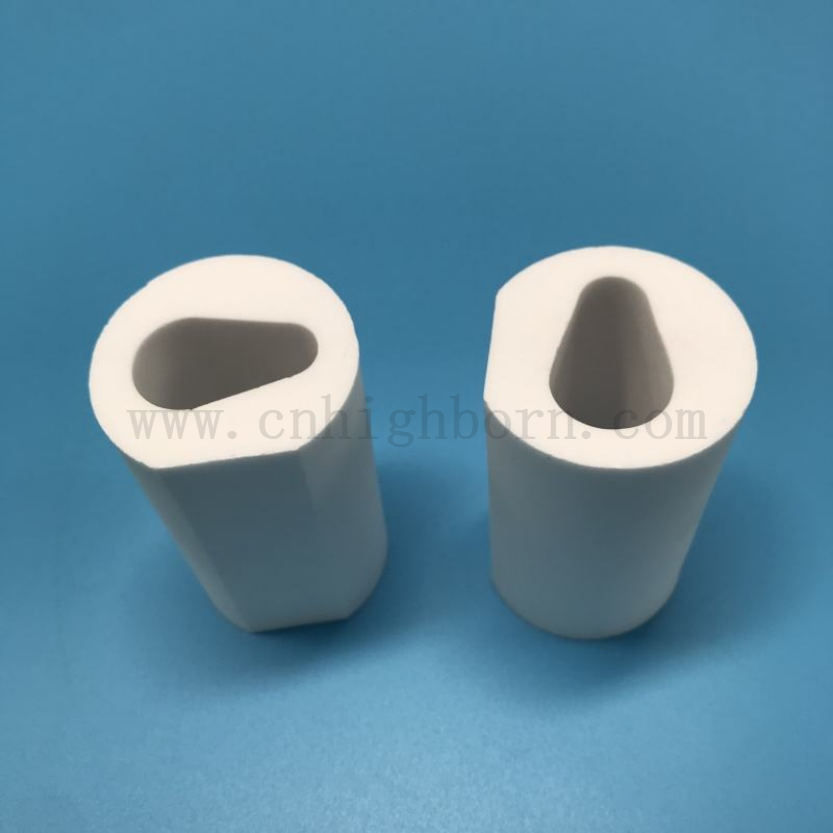  Niestandardowy Macor Machinable White Glass Ceramic Tube Część