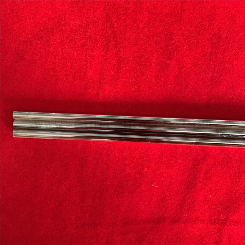 Dostosowywany odporny na ciepło kwarcowy szklana rurka krzemionkowa z powlekaniem chromu