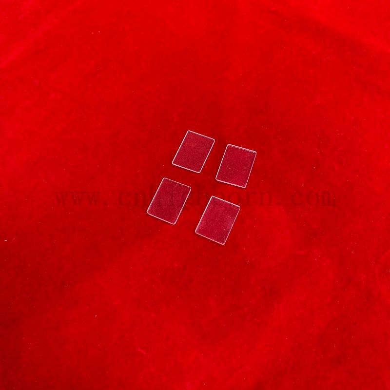 Dostosowana kwadratowa przezroczysta płyta ze szkła kwarcowego o wysokiej odporności na korozję