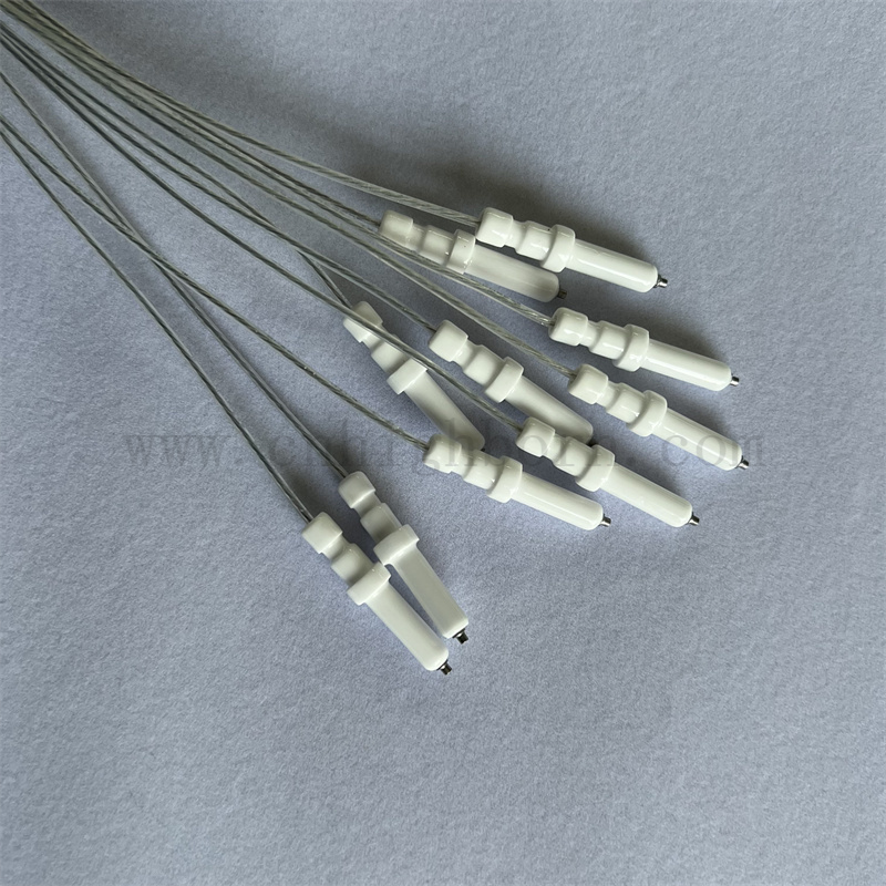 Piec gazowy 95 glinu zapłonowy Długość drutu AL2O3 ceramiczna zapalnik