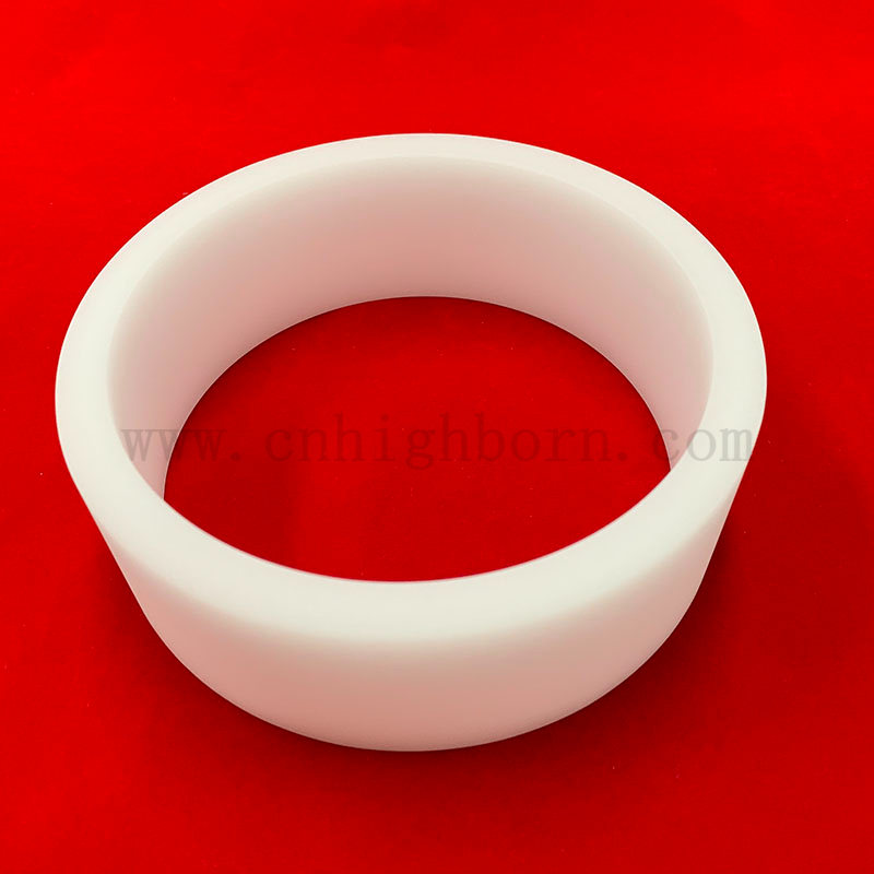 Mleczny biały okrągły kwarcowy kołnierz kwarcowy kwarcowy