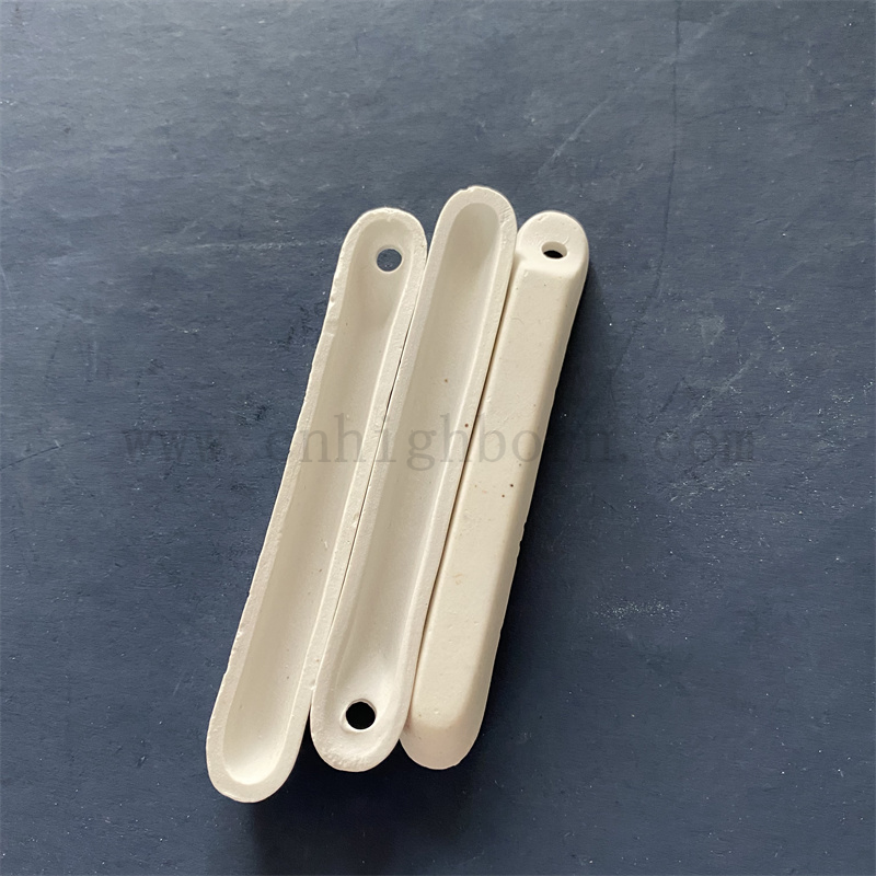 Laboratorium oporności w wysokiej temperaturze glina tygla 77 88 mm porcelanowy łódź