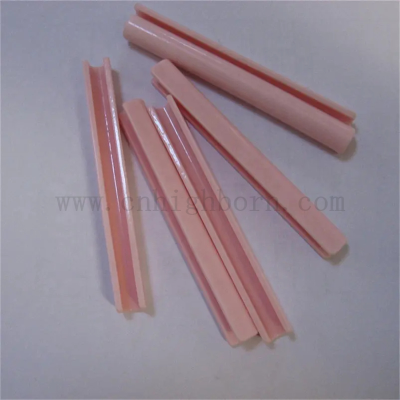 99% Pink AL2O3 Alumina Ceramiczna Przewodnik z przędzy