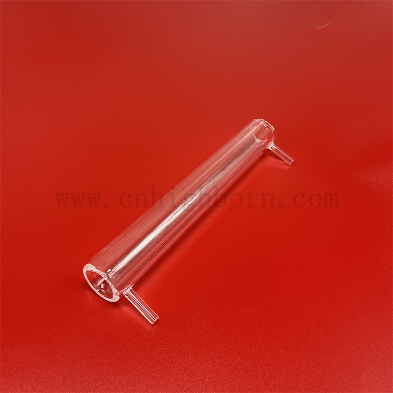 Odporność na ciepło Dostosowane przezroczyste dwie warstwy stopioną kwarcową rurkę krzemionką