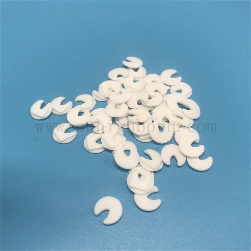 Dostosowane przemysłowe 99% AL2O3 Tekstylowe kawałki ceramiczne zużycia odporności na części glinu